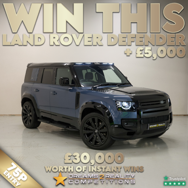 Land Rover Defender & £5,000 + Instant Wins